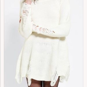 NWT UNIF Come Down Sweater Dress